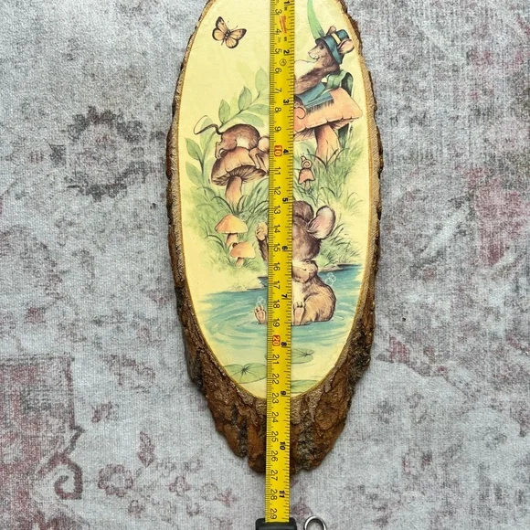 Rustic Brown and Green Woodland Art Wall Decor - Picture 4 of 4